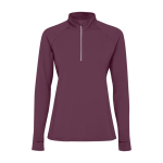 Sudadera técnica ecológica para mujer 200 g/m2 Roly Direct Estambul color burdeos segunda vista