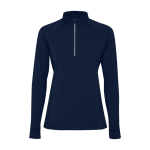 Sudadera técnica ecológica para mujer 200 g/m2 Roly Direct Estambul color azul marino segunda vista