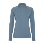 Sudadera técnica ecológica para mujer 200 g/m2 Roly Direct Estambul color azul grisáceo segunda vista