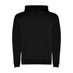 Sudadera de algodón y poliéster 280 g/m2 Roly Direct Urban color negro segunda vista