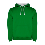 Sudadera de algodón y poliéster 280 g/m2 Roly Direct Urban color verde segunda vista