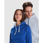 Sudadera personalizada para empresas de 280 g/m2 Roly color azul desteñido vista detalle 3