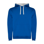 Sudadera de algodón y poliéster 280 g/m2 Roly Direct Urban color azul bondi segunda vista