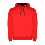 Sudadera de algodón y poliéster 280 g/m2 Roly Direct Urban color rojo oscuro segunda vista