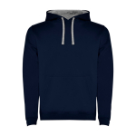 Sudadera de algodón y poliéster 280 g/m2 Roly Direct Urban color azul oscuro segunda vista