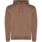 Sudadera personalizada para empresas de 280 g/m2 Roly color marrón oscuro primera vista de uso