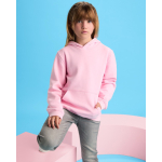Sudadera personalizada para empresas de 280 g/m2 Roly color rosa claro segunda vista de uso