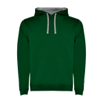 Sudadera de algodón y poliéster 280 g/m2 Roly Direct Urban color verde oliva segunda vista