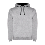 Sudadera de algodón y poliéster 280 g/m2 Roly Direct Urban color gris topo segunda vista