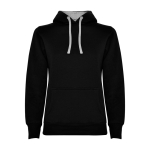 Sudadera de algodón y poliéster slim fit para mujer 280 g/m2 Roly Direct Urban color gris claro segunda vista