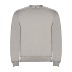 Jersey de algodón y poliéster con puños canalé 280 g/m2 Roly Direct Clasica color gris segunda vista