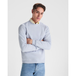 Jersey algodón y poliéster puños canalé 280 g/m2 Roly Direct Clasica color azul desteñido primera vista de uso