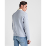 Jersey algodón y poliéster puños canalé 280 g/m2 Roly Direct Clasica color azul desteñido vista detalle 1
