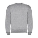 Jersey de algodón y poliéster con puños canalé 280 g/m2 Roly Direct Clasica color gris claro segunda vista