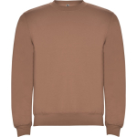 Jersey algodón y poliéster puños canalé 280 g/m2 Roly Direct Clasica color marrón oscuro primera vista de uso