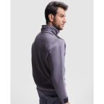 Jersey laboral de algodón y poliéster 280 g/m2 Roly Maverick color negro tercera vista de uso