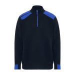 Jersey laboral de algodón y poliéster 280 g/m2 Roly Maverick color azul real segunda vista