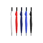 Paraguas XL con varillas de fibra de vidrio y apertura automática Ø130 color rojo vista detalle 4