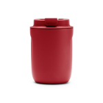 Vaso térmico de acero inoxidable con base antideslizante 250ml color rojo segunda vista