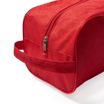 Zapatillero de poliéster con práctica asa de transporte color rojo vista detalle 1