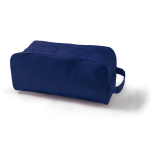 Zapatillero de poliéster con práctica asa de transporte color azul marino segunda vista