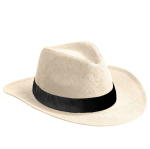 Sombrero de papel con cinta en distintos colores para personalizar segunda vista