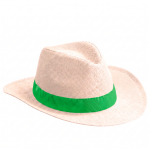 Sombrero de papel con cinta en distintos colores para personalizar cuarta vista