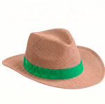 Sombrero de papel con cinta en distintos colores para personalizar cuarta vista