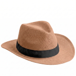 Sombrero de papel con cinta en distintos colores para personalizar quinta vista