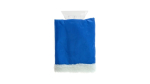 Rascador de hielo con manopla de protección de poliéster color azul primera vista