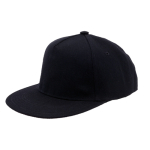 Gorra de algodón de 5 paneles y poliéster con cierre de velcro