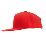 Gorra de algodón de 5 paneles y poliéster con cierre de velcro