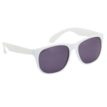 Gafas de sol en varios colores mate con lentes negros translucidos