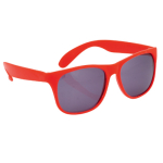 Gafas de sol en varios colores mate con lentes negros translucidos