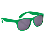 Gafas de sol en varios colores mate con lentes negros translucidos