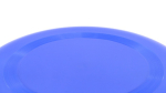 Clásico frisbee de plástico para aire libre en varios colores color azul tercera vista