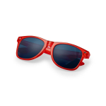 Gafas de sol con diseño en colores translúcidos y lentes espejados color amarillo séptima vista