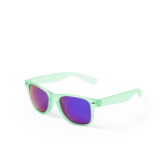 Gafas de sol con diseño en colores translúcidos y lentes espejados