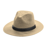Sombrero estilo cowboy de material sintético con cinta personalizable cuarta vista