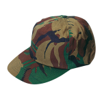 Gorra de 5 paneles de algodón y poliéster con diseño de camuflaje color camuflaje