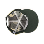 Gorra de 5 paneles de algodón y poliéster con diseño de camuflaje color camuflaje quinta vista