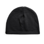 Gorro deportivo para invierno de poliéster y fleece 280 g/m2 color negro primera vista