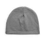Gorro deportivo para invierno de poliéster y fleece 280 g/m2 color gris primera vista
