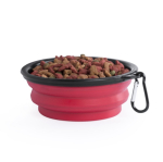 Bowl plegable para mascotas para sólidos y líquidos de 450ml color rojo séptima vista