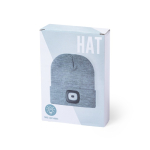 Gorro de invierno para el exterior con iluminación LED integrada vista con caja