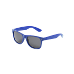 Gafas de sol de RPET con lente negro con protección UV400 color azul primera vista