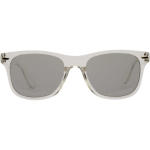 Gafas de sol estilo retro ideales para el aire libre UV400 color transparente segunda vista frontal
