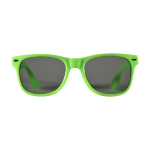 Gafas de sol estilo retro ideales para el aire libre UV400 color verde lima segunda vista frontal