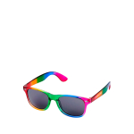 Gafas de sol retro con colores en arcoiris y protección UV400 vista principal
