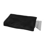 Raspador de hielo con guante protector y acolchado interior color negro